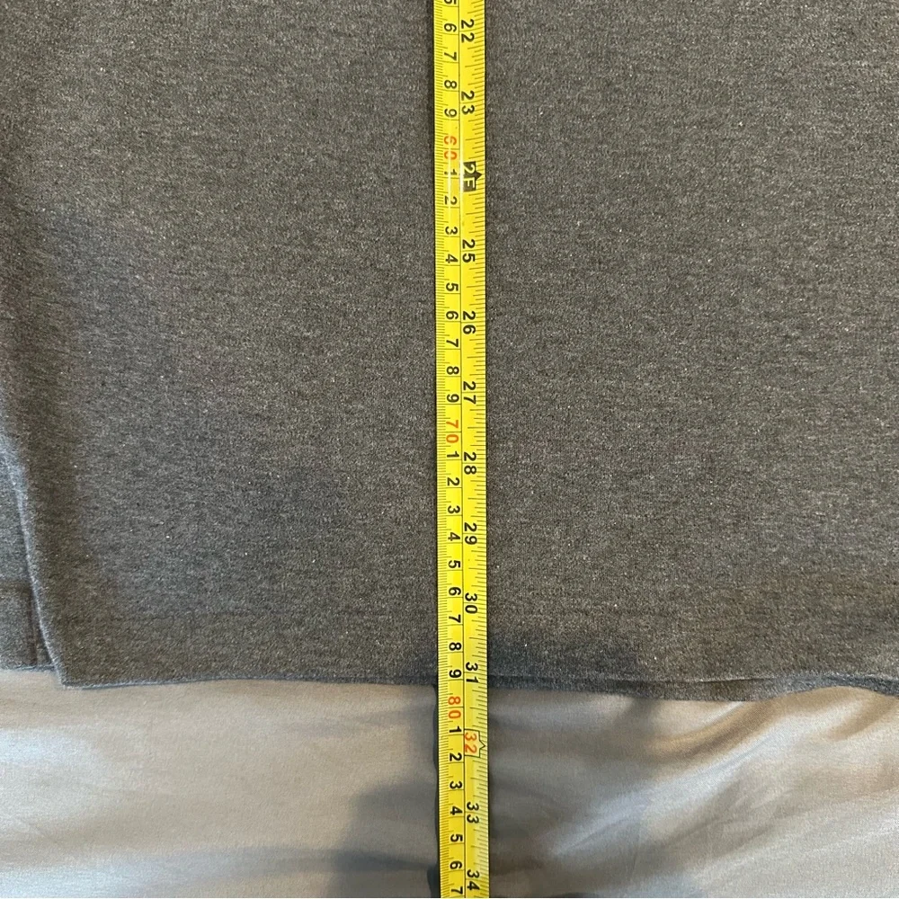 Vintage Polo Ralph Lauren Shirt Men Large Gray Turtleneck Mock Neck Made USA 90s